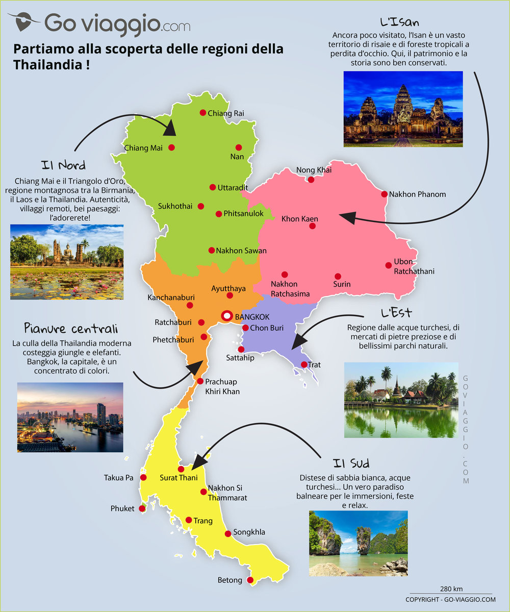 Thailand map